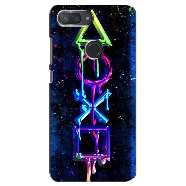 Чохли з тематикою Кіберспорт для Xiaomi Mi 8 Lite (VPrint) – Pleystation лого