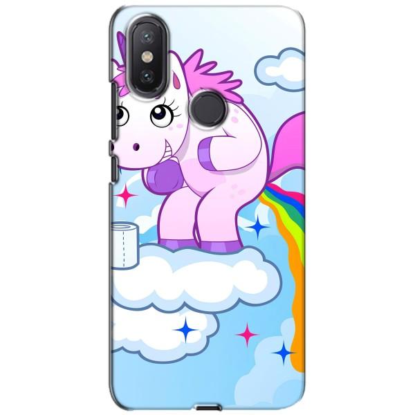 Чохол Unicorn на Xiaomi Mi A2 Lite – Веселка Єдиноріга