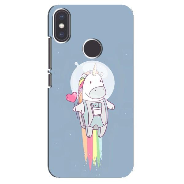 Чехол Unicorn на Xiaomi Mi A2 – Единорог космонавт