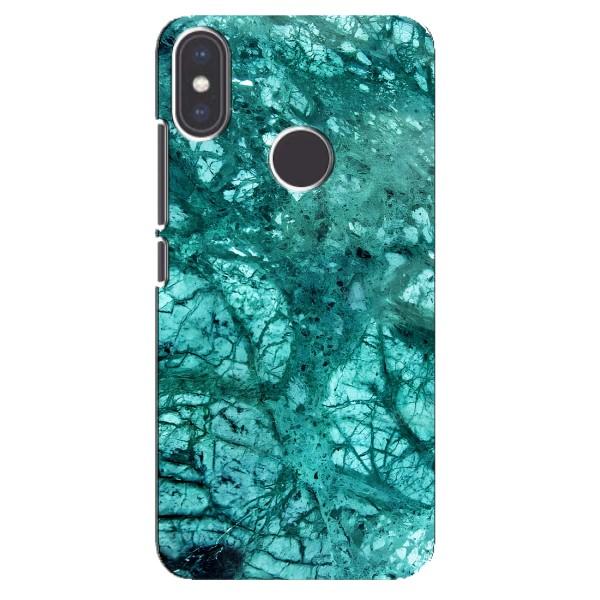 Мраморный чехол на Xiaomi Mi A2 (VPrint) – Зеленый мрамор