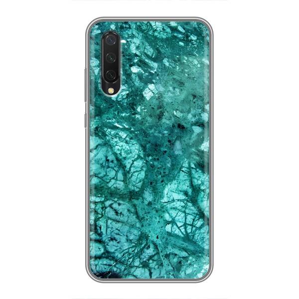 Мраморный чехол на Xiaomi Mi A3 (VPrint) – Зеленый мрамор