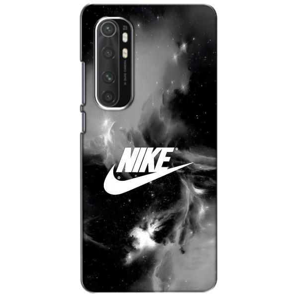 Чехол с логотипом Найк на Xiaomi Mi Note 10 Lite – Найк дымчатый