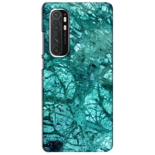 Мраморний чехол на Xiaomi Mi Note 10 Lite (VPrint) – Зелений мрамор