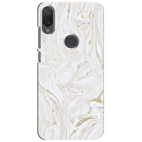 Мраморный чехол на Xiaomi Mi Play (VPrint) – Белый мрамор