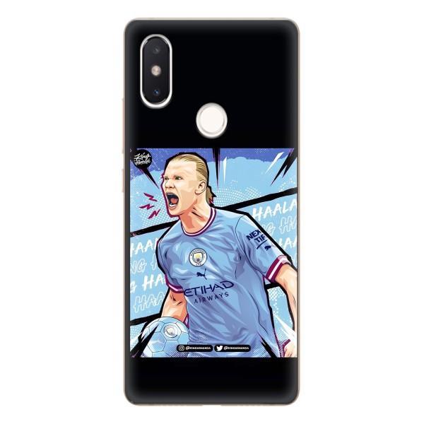 Чехлы с футболистом Ерлинг Холанд для Xiaomi Mi8 Special Edition (AlphaPrint) – гол Эрлинг Холланд