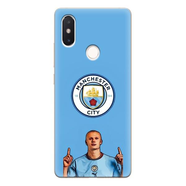 Чехлы с футболистом Ерлинг Холанд для Xiaomi Mi8 Special Edition (AlphaPrint) – Холанд Манчестер Сити
