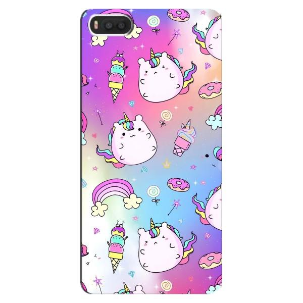 Чохол Unicorn на Xiaomi Mi8 – Веселка і Єдинорог
