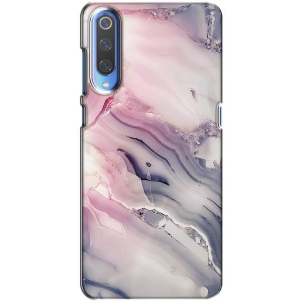 Мраморный чехол на Xiaomi Mi 9 (VPrint) – Пурпурный Мрамор