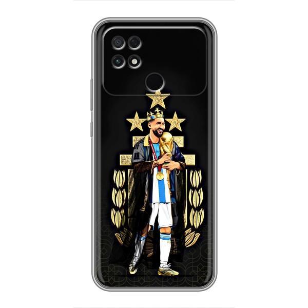 Чохли для Xiaomi POCO C40 (Leo чемпіон) (AlphaPrint) – Мессі Король