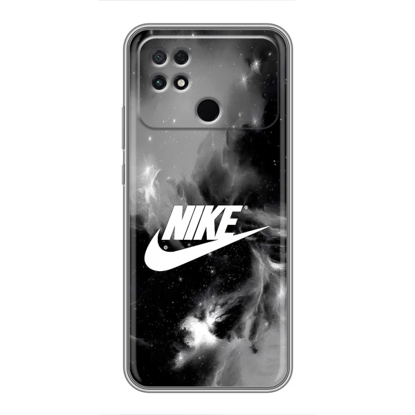 Чехол с логотипом Найк на Xiaomi POCO C40 – Найк дымчатый
