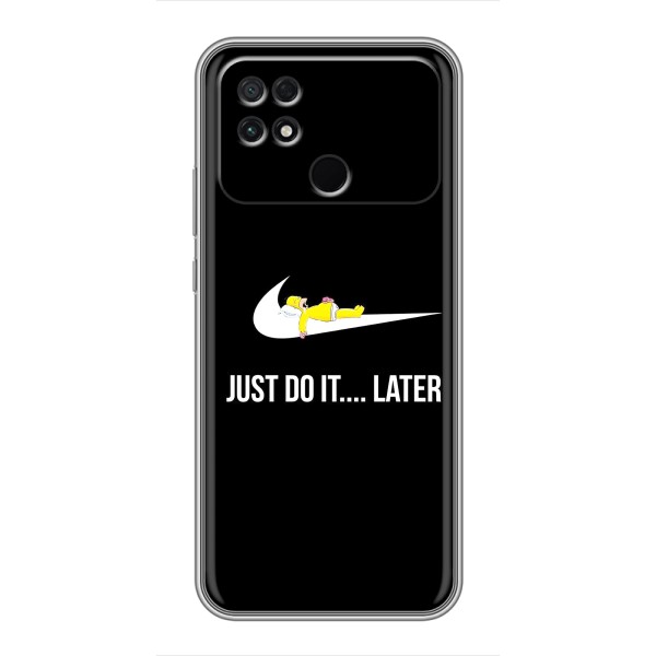 Чехол с логотипом Найк на Xiaomi POCO C40 – Nike just do it