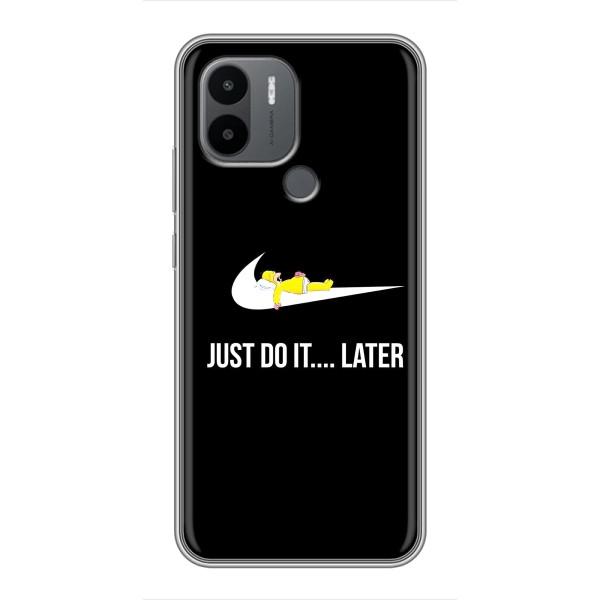 Чехол с логотипом Найк на Xiaomi Poco C50 – Nike just do it