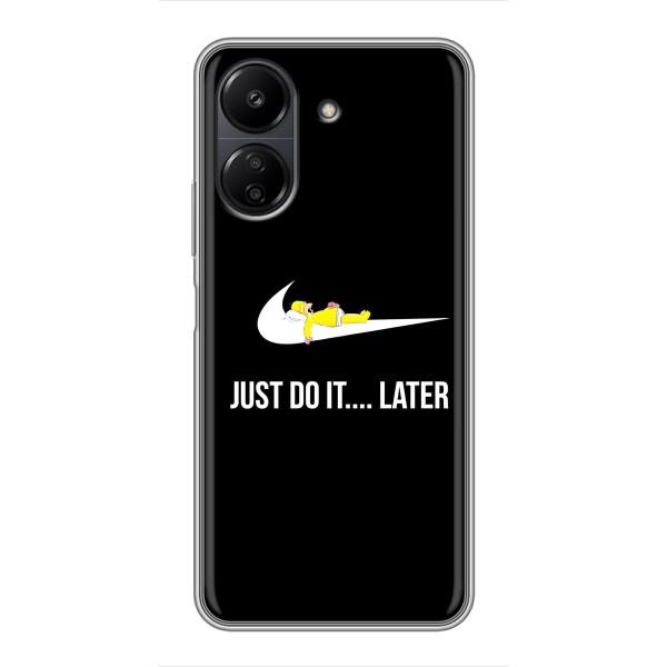 Чехол с логотипом Найк на Xiaomi POCO C65 – Nike just do it