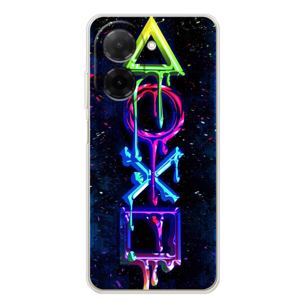 Чехлы с тематикой Киберспорт для Xiaomi Poco C71 (VPrint) – Pleystation лого