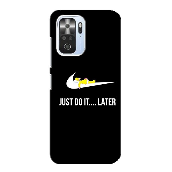 Чехол с логотипом Найк на Xiaomi POCO F3 – Nike just do it