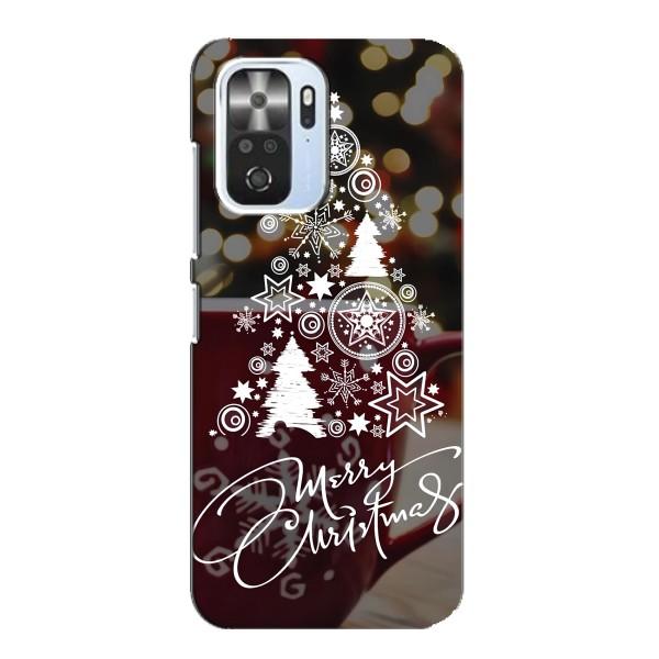 Різдвяні Чохли для Xiaomi POCO F3 (VPrint) – Ялинка яскрава