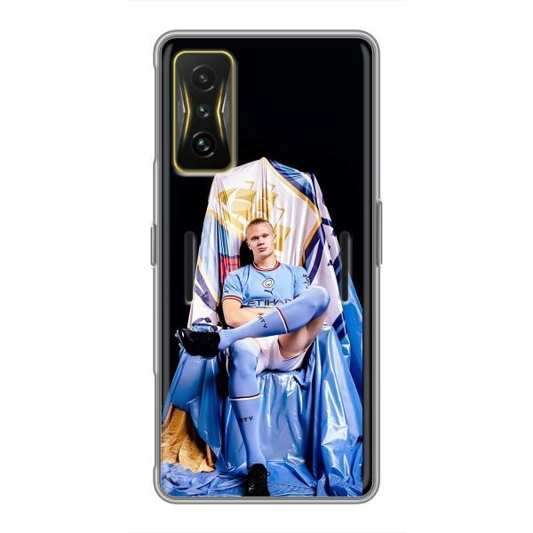 Чехлы с футболистом Ерлинг Холанд для Xiaomi POCO F4 GT (AlphaPrint) – футболист Холанн