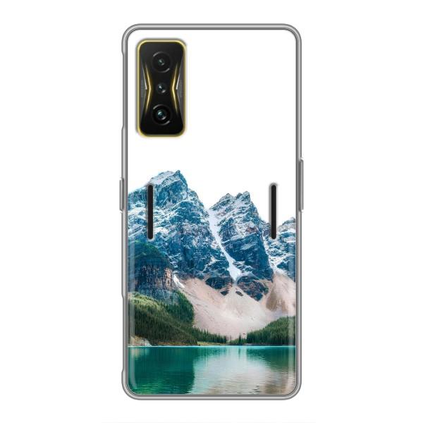 Силиконовый чехол с КАРТИНКАМИ лето для Xiaomi POCO F4 GT (AlphaPrint) – Гори