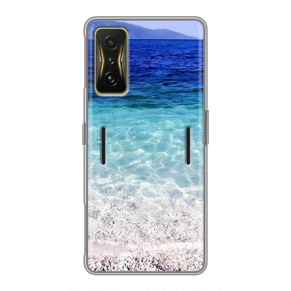 Силиконовый чехол с КАРТИНКАМИ лето для Xiaomi POCO F4 GT (AlphaPrint) – Море