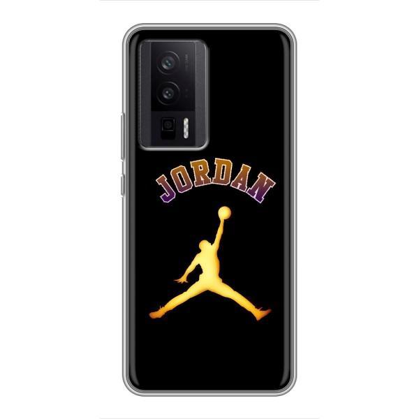 Чохли для Xiaomi POCO F5 Pro - з картинкою JORDAN (AlphaPrint) – Jordan Gold