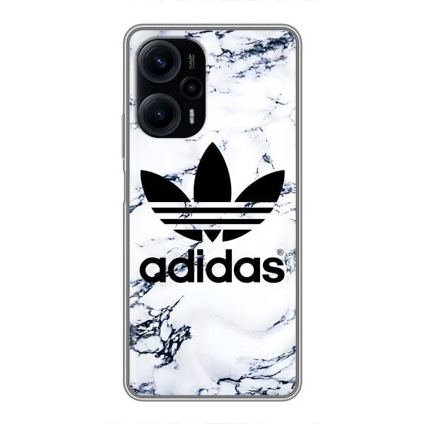 Чохли Адидас для Xiaomi POCO F5 (AlphaPrint) – Адідас на мраморі