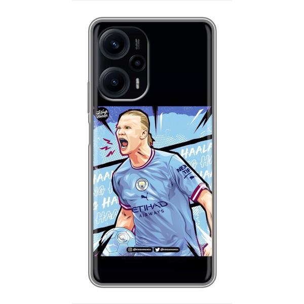 Чехлы с футболистом Ерлинг Холанд для Xiaomi POCO F5 (AlphaPrint) – гол Эрлинг Холланд