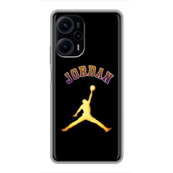 Чехлы для Xiaomi POCO F5 - с картинкой JORDAN (AlphaPrint) – Jordan Gold