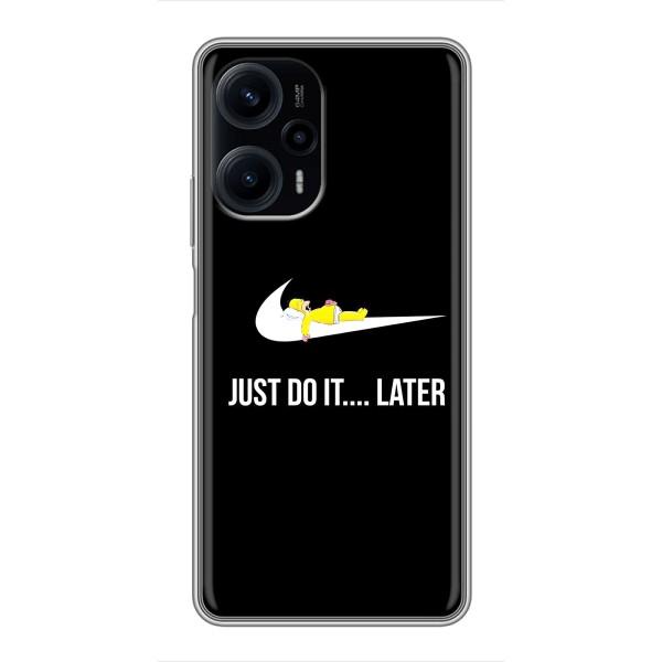 Чохол з логтипом Найк на Xiaomi POCO F5 – Nike just do it