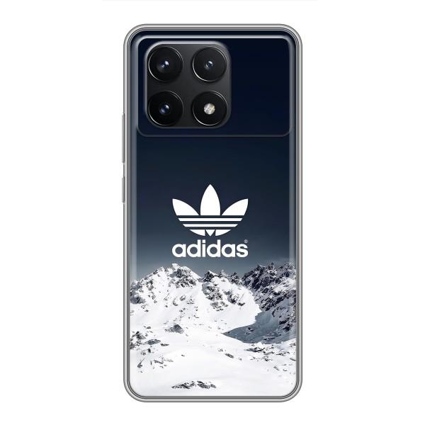 Чехлы Адидас для Xiaomi POCO F6 Pro (AlphaPrint) – Адидас в горах