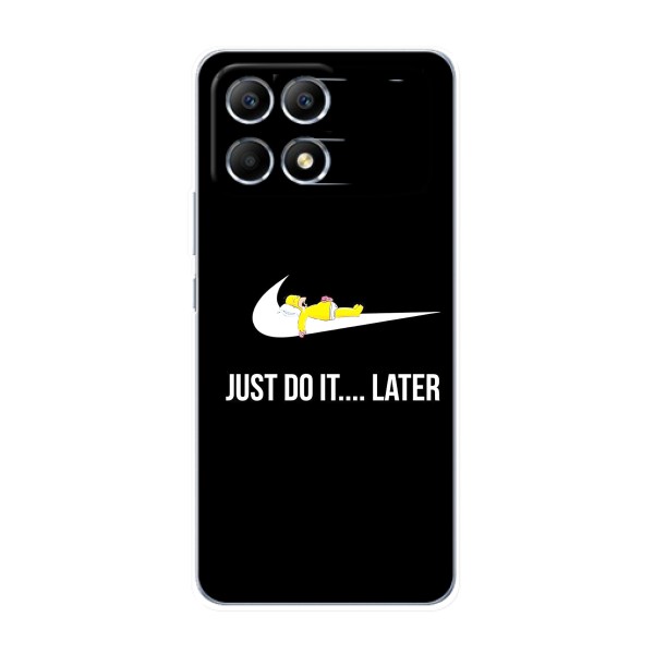 Чехол с логотипом Найк на Xiaomi POCO F6 – Nike just do it