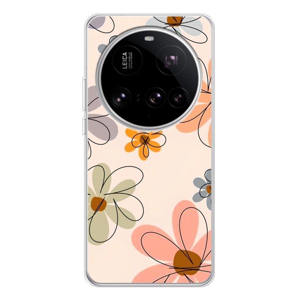 Чохол з квітковим принтом на Поко Ф7 Про – Кольорові квіти