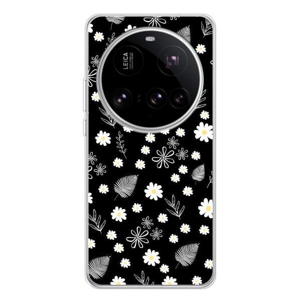 Чохли з тематикою "КВІТИ" на Xiaomi POCO F7 Pro – цвітіння на чорному