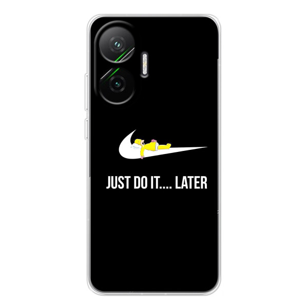 Чехол с логотипом Найк на Xiaomi POCO F7 – Nike just do it