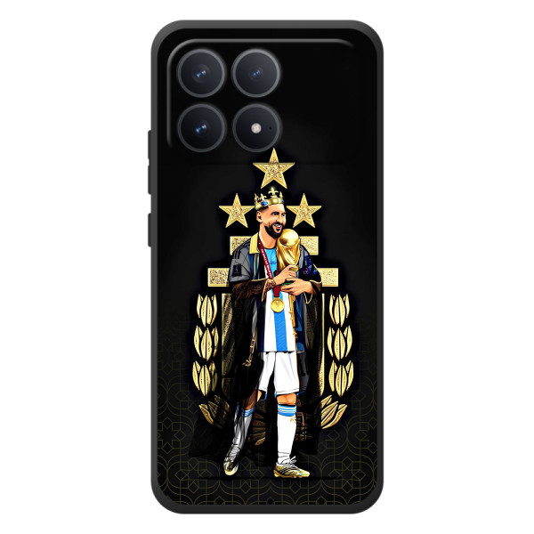 Чохли для Xiaomi Poco F8 Pro (Leo чемпіон) (AlphaPrint) – Мессі Король