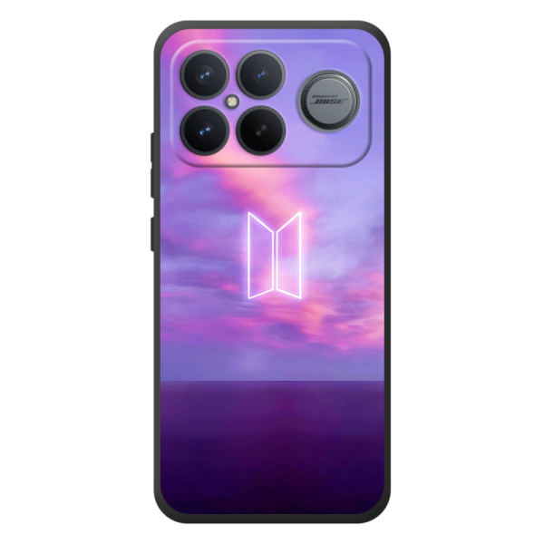 Чехлы BTS для Xiaomi Poco F8 Ultra (AlphaPrint) – BTS логотип