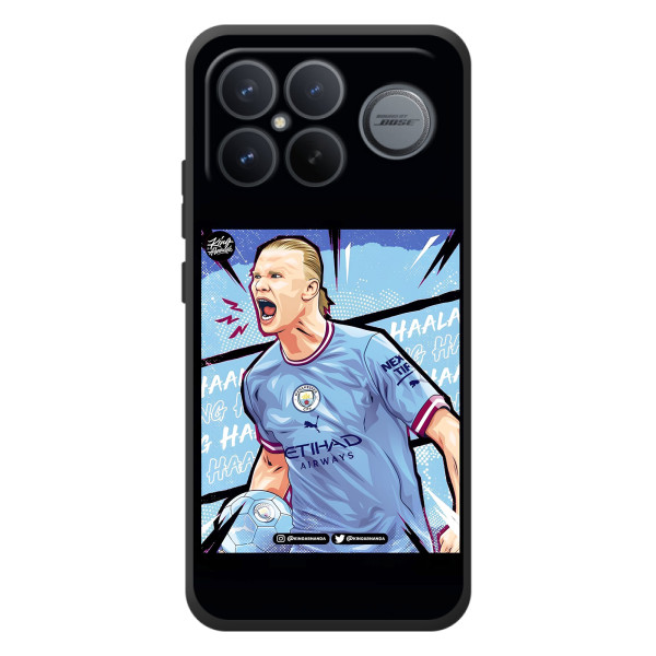 Чехлы с футболистом Ерлинг Холанд для Xiaomi Poco F8 Ultra (AlphaPrint) – гол Эрлинг Холланд