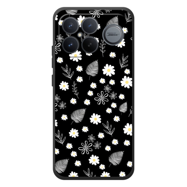 Чохли з тематикою "КВІТИ" на Xiaomi Poco F8 Ultra – цвітіння на чорному