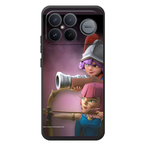 Чохол з героями Клеш Рояль для Xiaomi Poco F8 Ultra – Три мушкетери