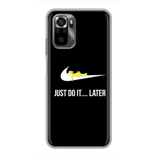 Чехол с логотипом Найк на Xiaomi POCO M5s – Nike just do it
