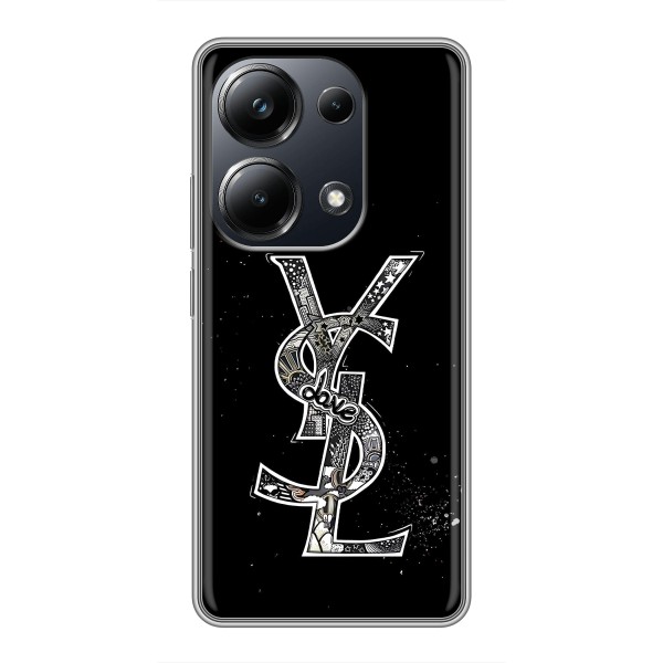 Чохол (Dior, Prada, YSL, Chanel) для Xiaomi POCO M6 Pro – YSL