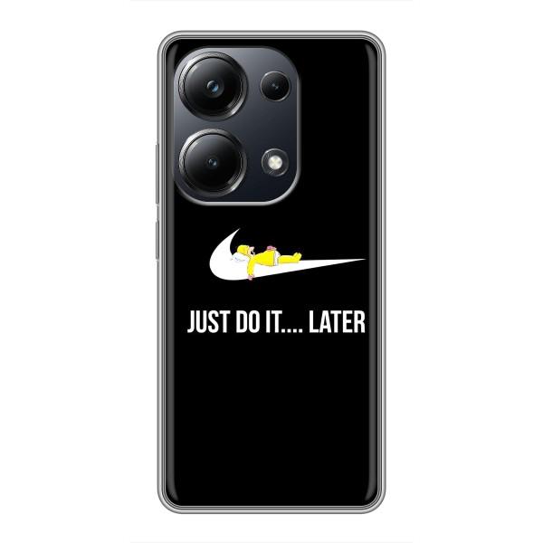 Чехол с логотипом Найк на Xiaomi POCO M6 Pro – Nike just do it