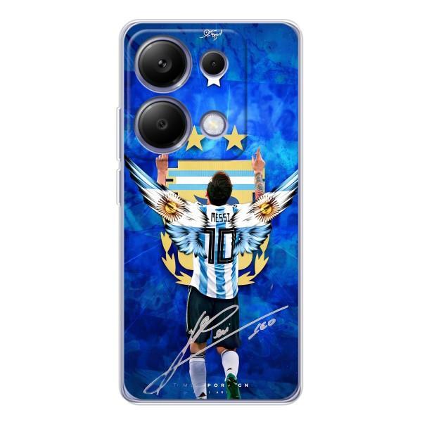 Чехлы для Xiaomi Poco M7 Pro 5G (Leo чемпион) (AlphaPrint) – Месси сборная