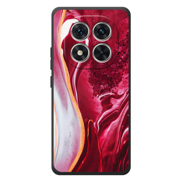 Чохли з тематикою "Мрамор" на Xiaomi Poco М8 Про – Червоний мрамор