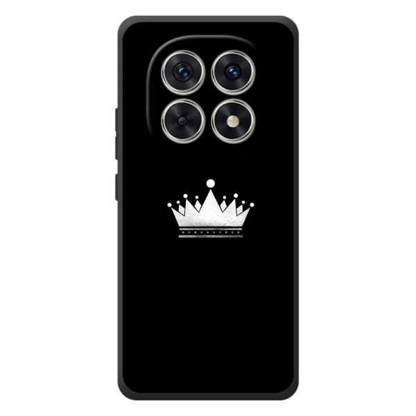 Чехол (Корона на чёрном фоне) для Шаomi Поко М8 – Белая корона