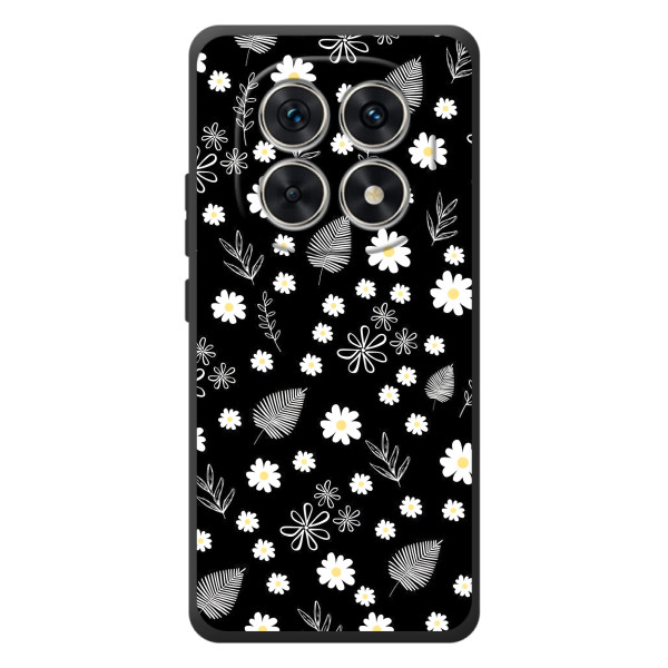 Чохли з тематикою "КВІТИ" на Xiaomi Poco M8 – цвітіння на чорному
