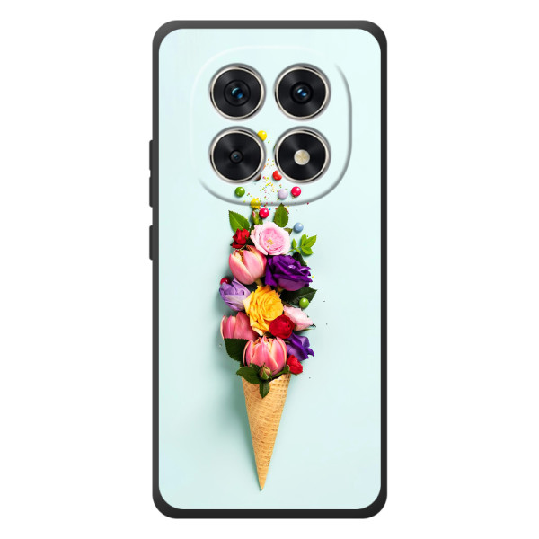 Чохли з тематикою "КВІТИ" на Xiaomi Poco M8 – Квітка-морозиво