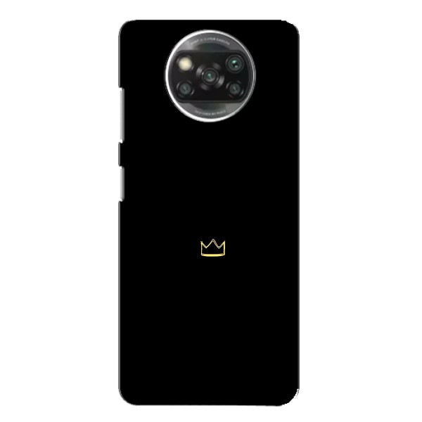 Чехол (Корона на чёрном фоне) для Xiaomi Poco X3 Pro – Мини корона