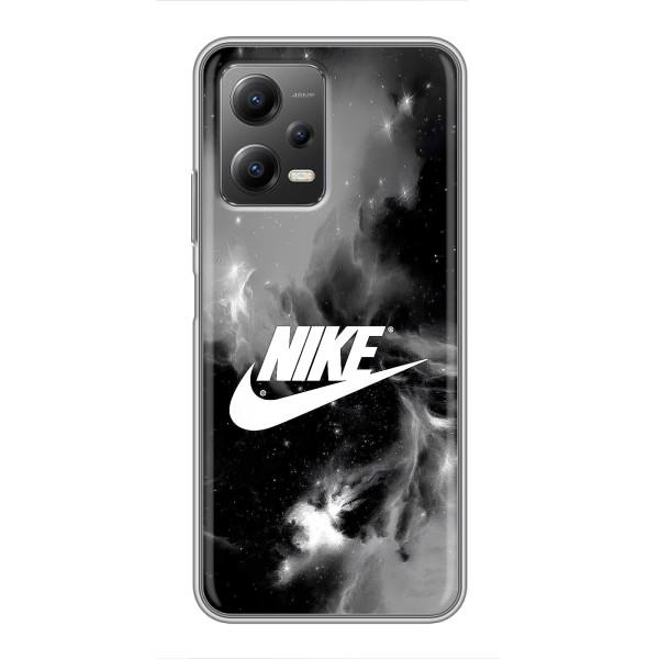 Чехол с логотипом Найк на Xiaomi POCO X5 (5G) – Найк дымчатый
