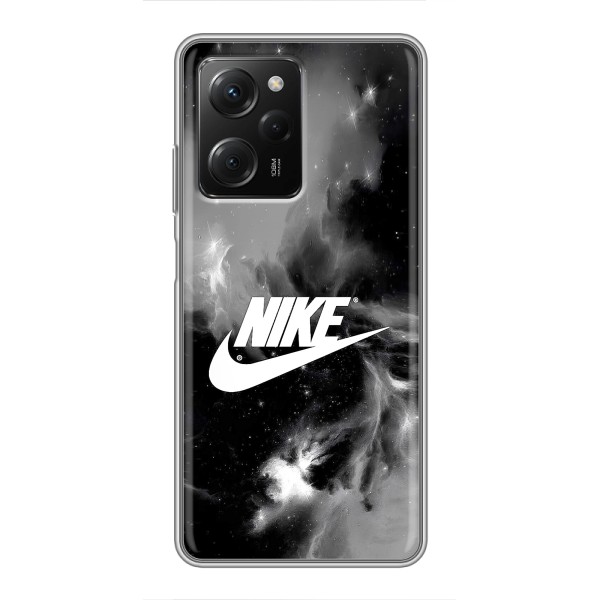 Чохол з логтипом Найк на Xiaomi POCO X5 Pro (5G) – Найк димчастий
