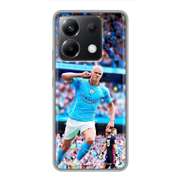 Чехлы с футболистом Ерлинг Холанд для Xiaomi POCO X6 5G (AlphaPrint)